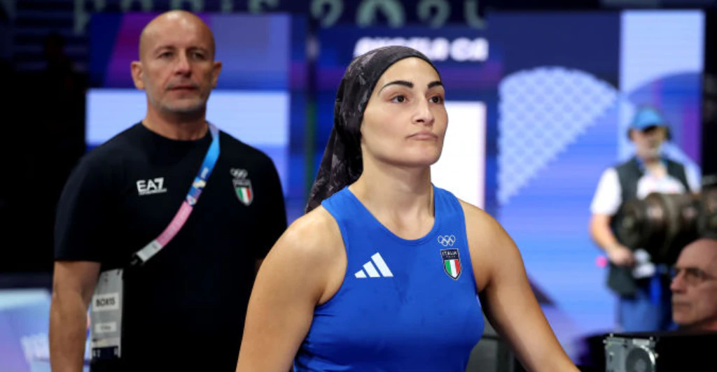 Boxer Angela Carini apologizes to Imane Khelif after ending their fight 46 seconds in