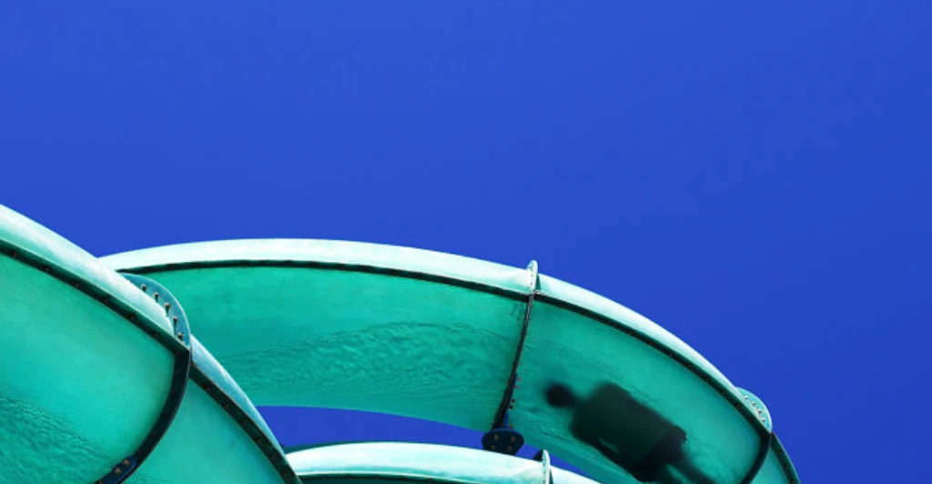 Reason why women are banned on infamous waterslide as female diver goes down anyway