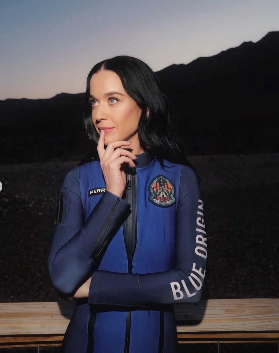 Katy Perry completes space flight with all-female crew
