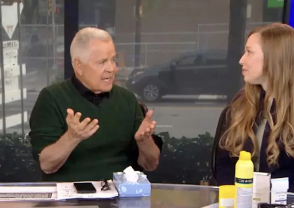 TV host finds out he has skin cancer while filming segment on live TV