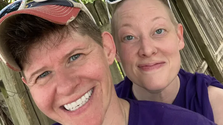 Rebecca Good and her wife Renee Nicole Good. Credit: Instagram/Rebecca Good