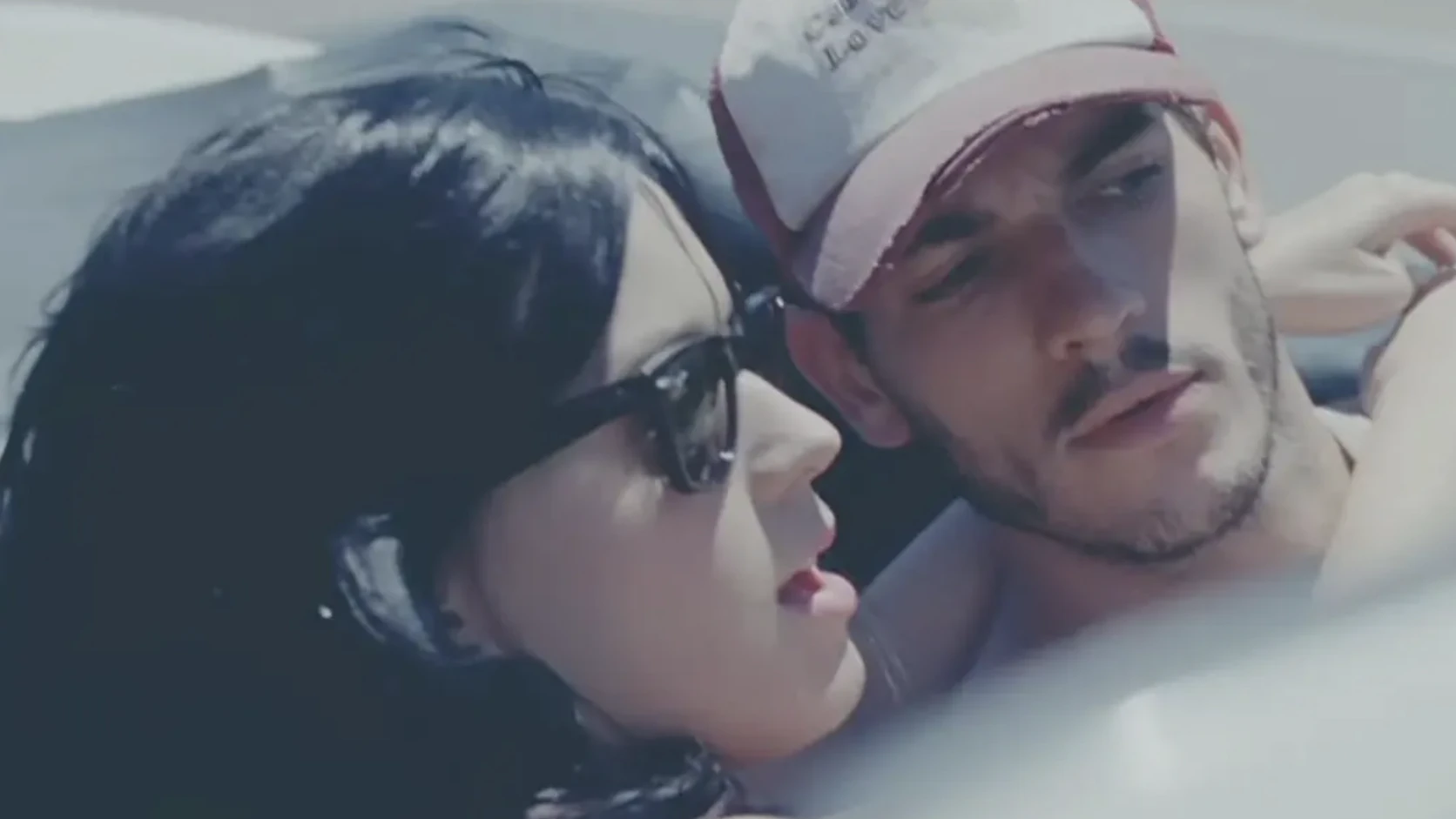 Katy Perry and Josh Kloss in the pop star's 'Teenage Dream' music video.