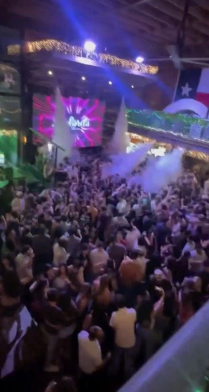 The dancefloor was packed before the shooting. Credit: Instagram / Bufords Austin