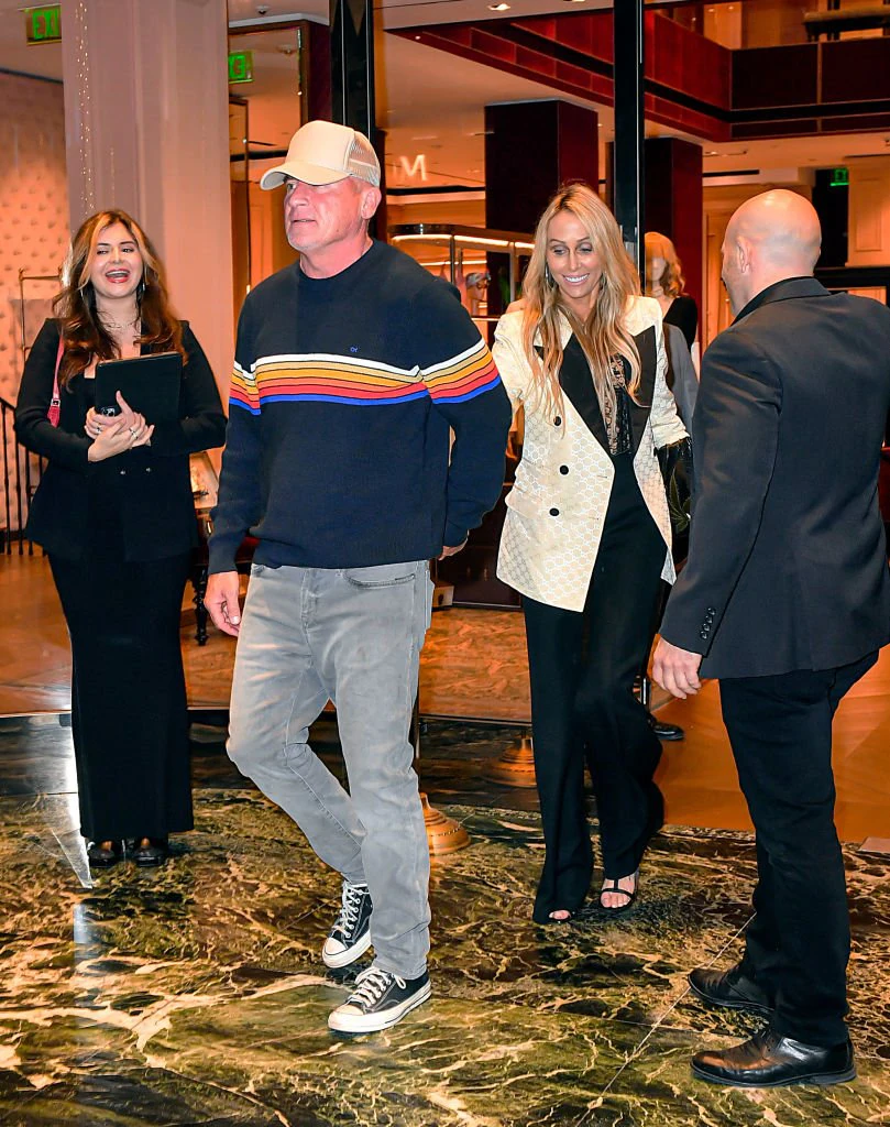 Dominic Purcell and Tish Cyrus