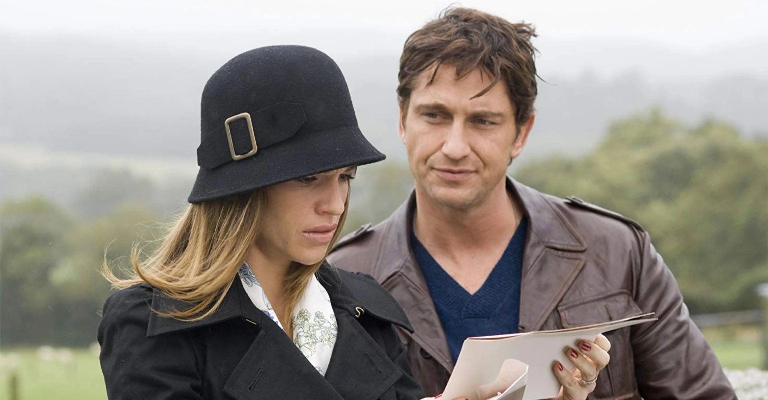 Gerard Butler says he 'almost killed' Hilary Swank while filming 'P.S. I Love You'