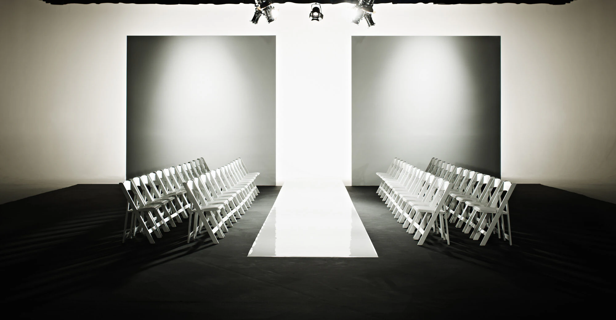 Fashion week impostor walks the catwalk in a trash bag - no one notices until they're floored by security