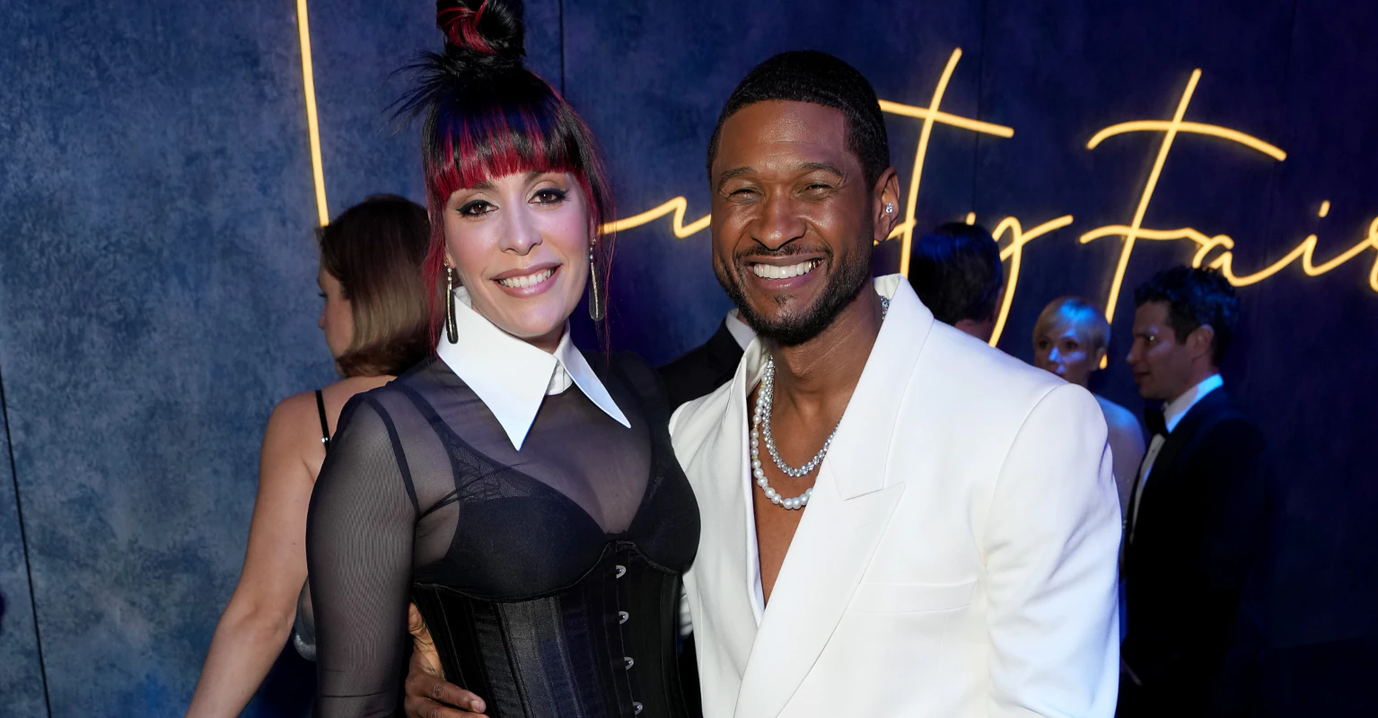 Usher marries his long-time girlfriend in Las Vegas after incredible Super Bowl performance